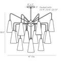 ARTERIORS, MIKA CHANDELIER, CHANDELIER LIGHT