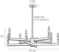 ARTERIORS, GRIFF CHANDELIER, CHANDELIER LIGHT