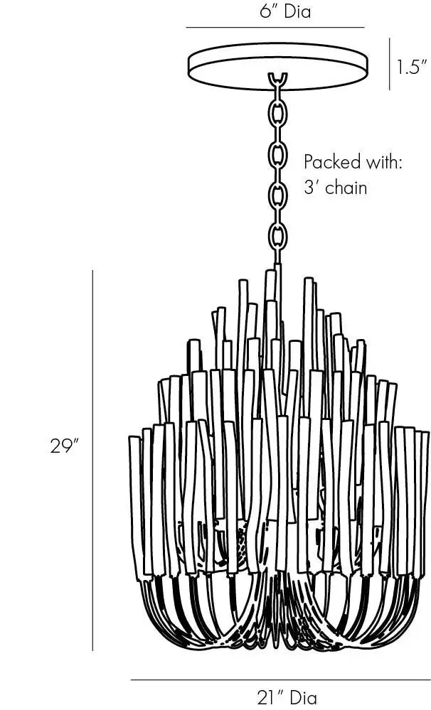 ARTERIORS, TILDA CHANDELIER, CHANDELIER LIGHT
