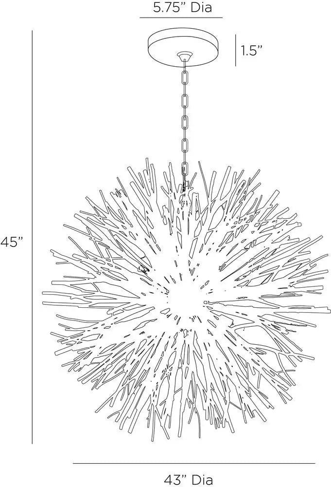 ARTERIORS, FINCH CHANDELIER, CHANDELIER LIGHT