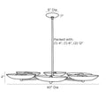 ARTERIORS, GRIFFITH CHANDELIER, CHANDELIER LIGHT