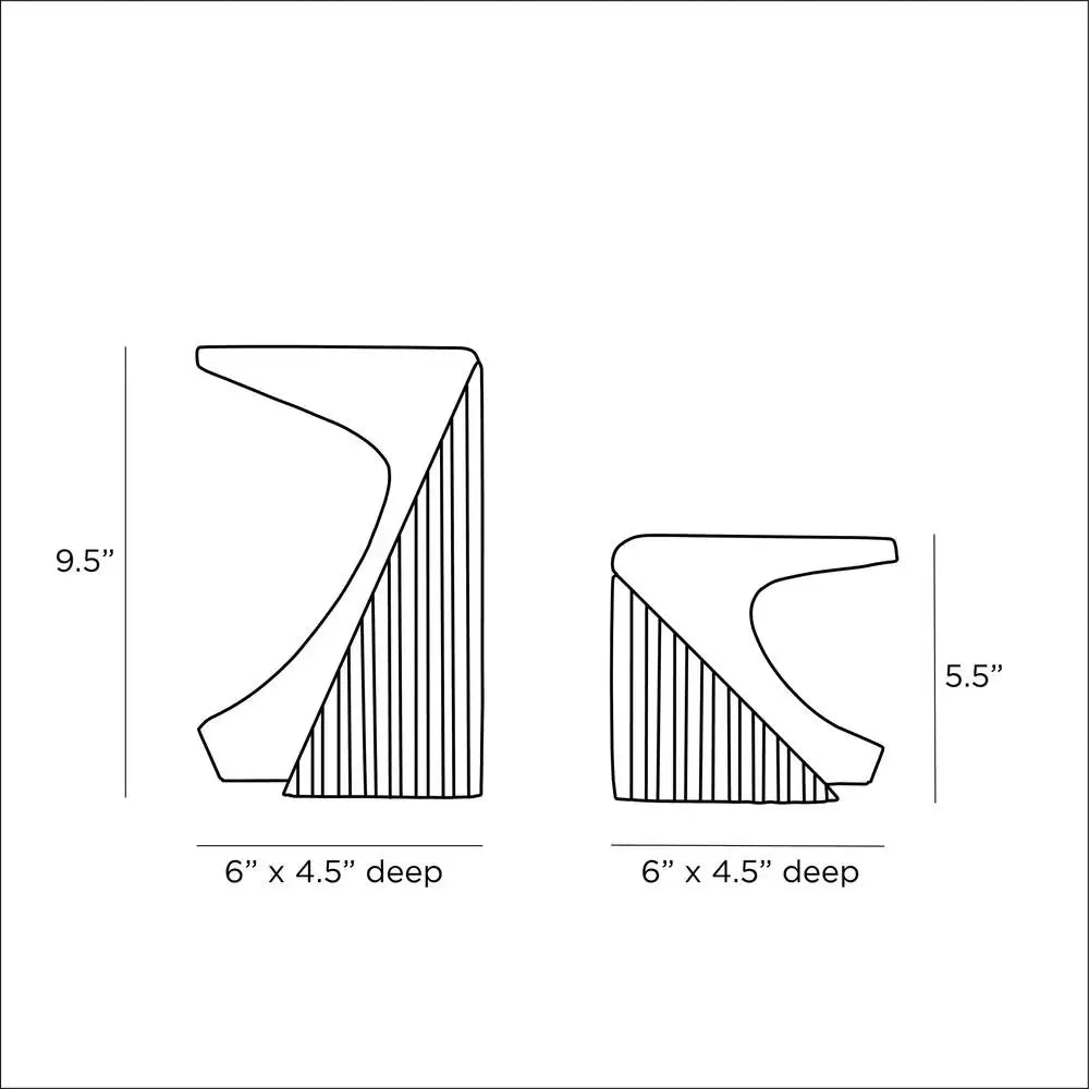 ARTERIORS JORDONO BOOKENDS - Decorative Accents