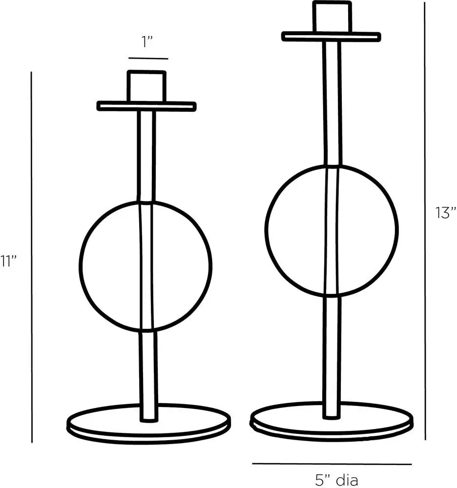 ARTERIORS TERRELL CANDLEHOLDERS - Decorative Accents