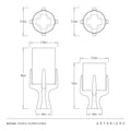 ARTERIORS MARIA HURRICANES - Decorative Accents