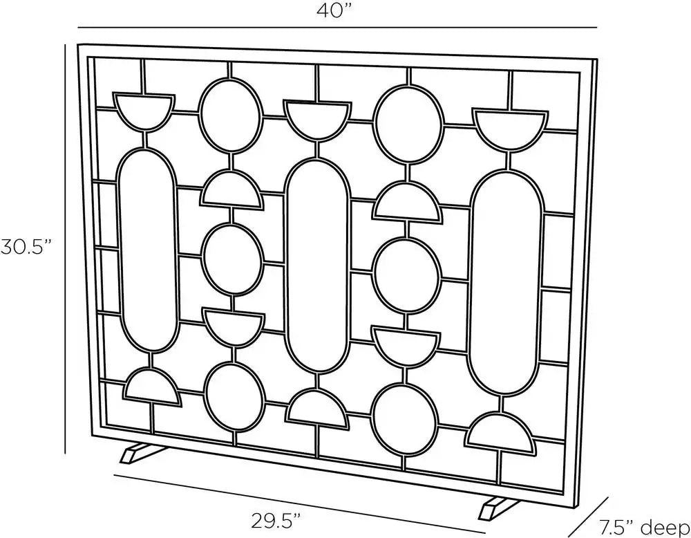 ARTERIORS ADAMO FIRESCREEN - Decorative Accents