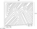 ARTERIORS HOLMES FIRESCREEN - Decorative Accents