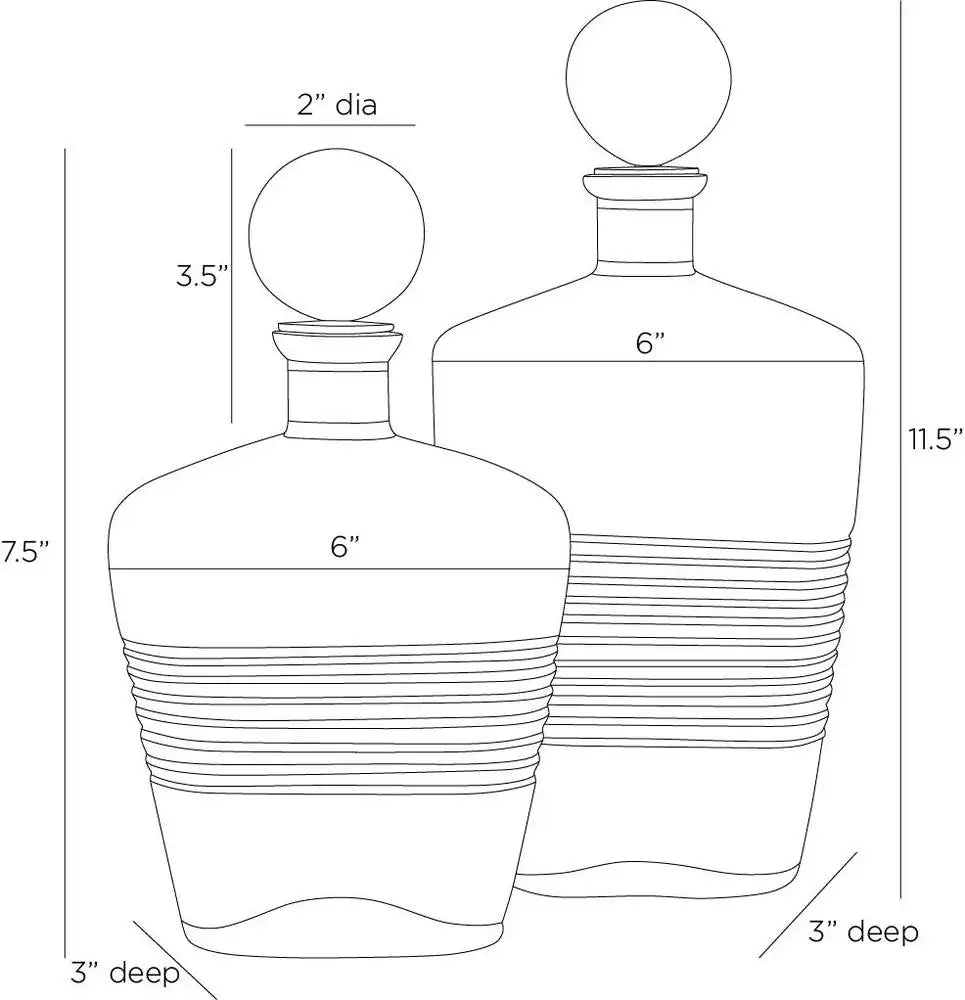ARTERIORS EAVES DECANTERS - Decorative Accents