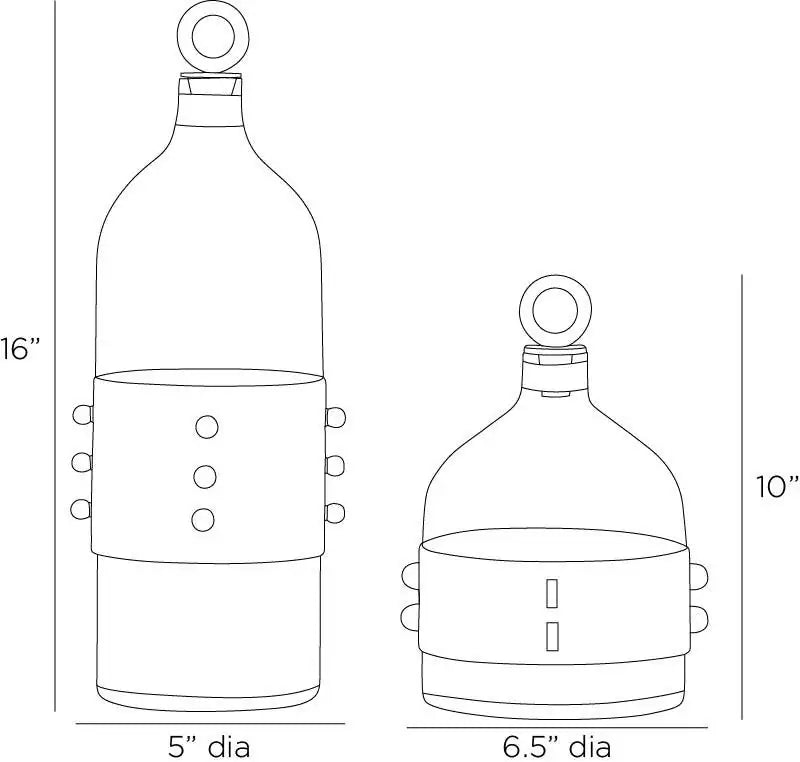ARTERIORS HANCOCK DECANTERS - Decorative Accents