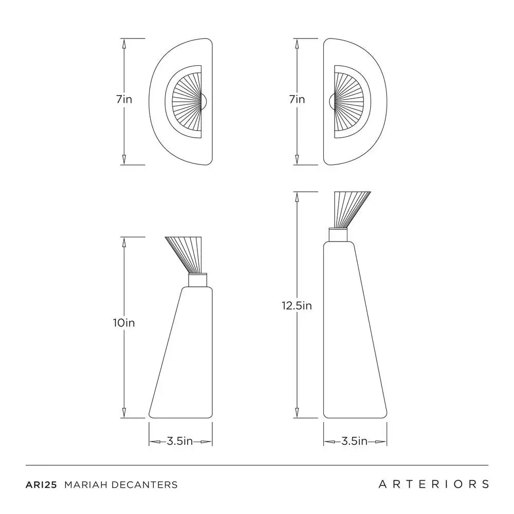 ARTERIORS MARIAH DECANTERS - Decorative Accents