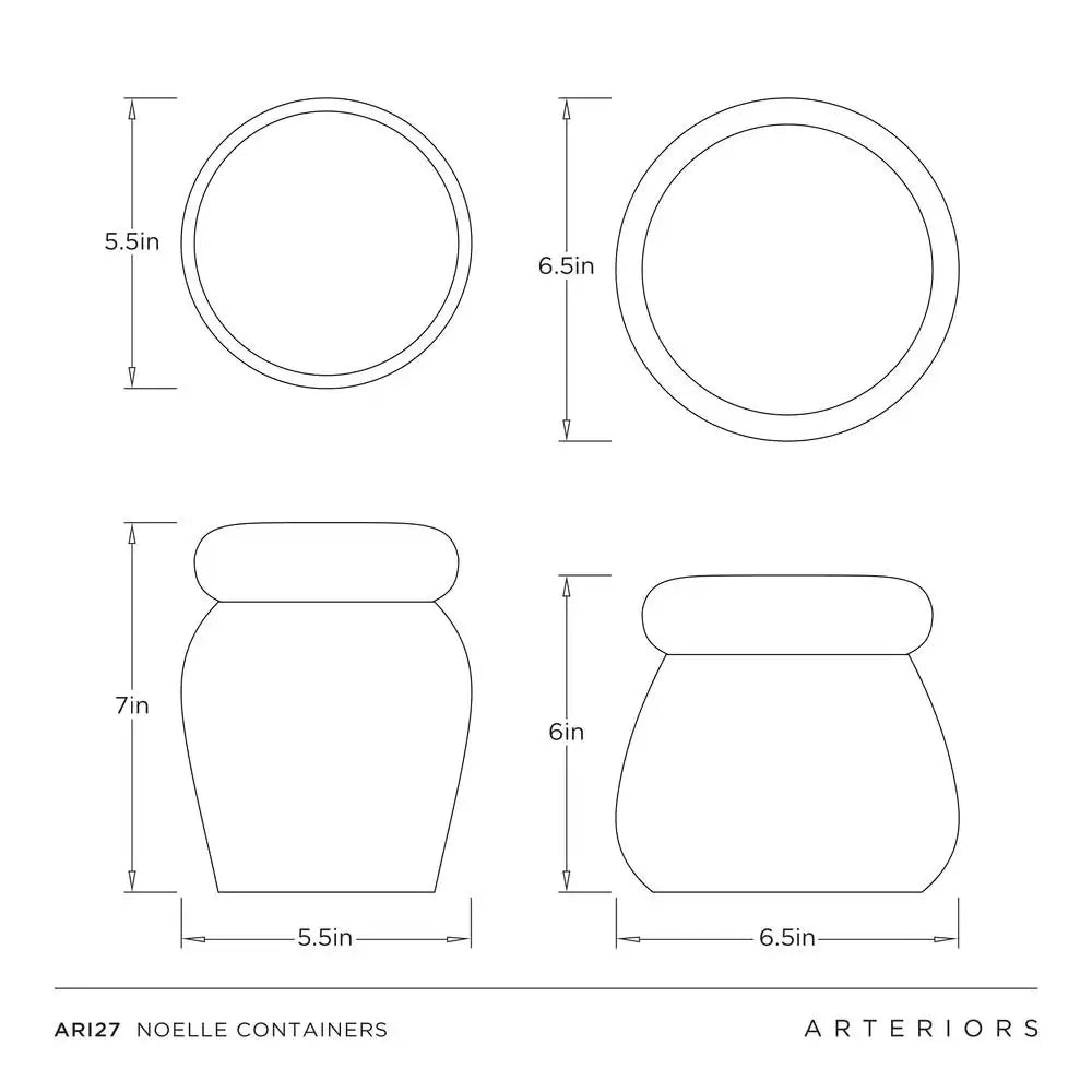 ARTERIORS NOELLE CONTAINERS - Decorative Accents