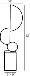 ARTERIORS HIROSHI FLOOR SCULPTURE - Decorative Accents