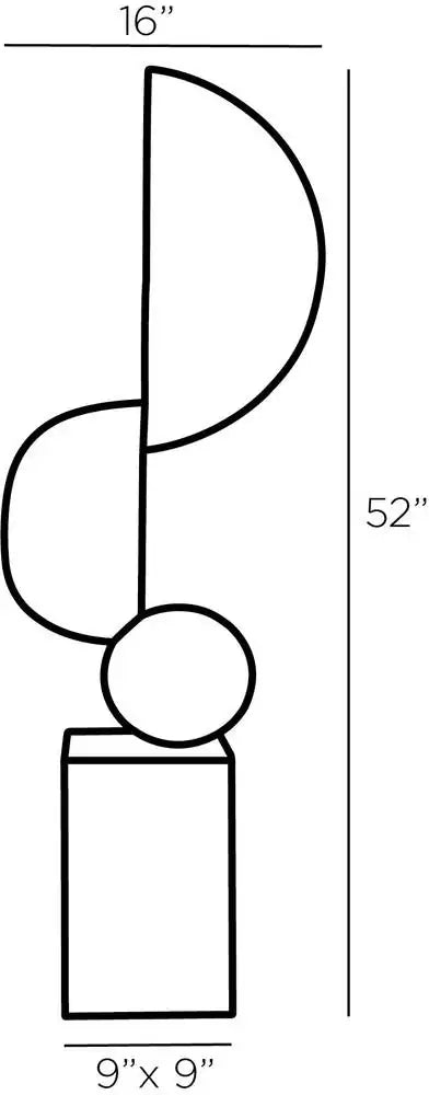 ARTERIORS HIROSHI FLOOR SCULPTURE - Decorative Accents