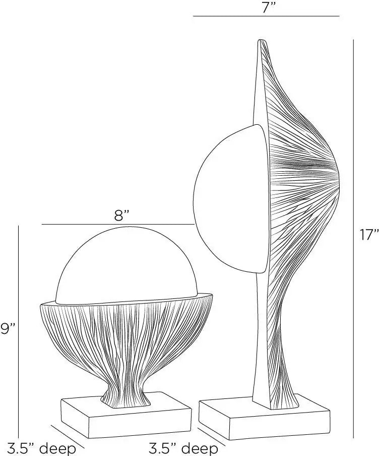 ARTERIORS FLOJO SCULPTURES - Decorative Accents