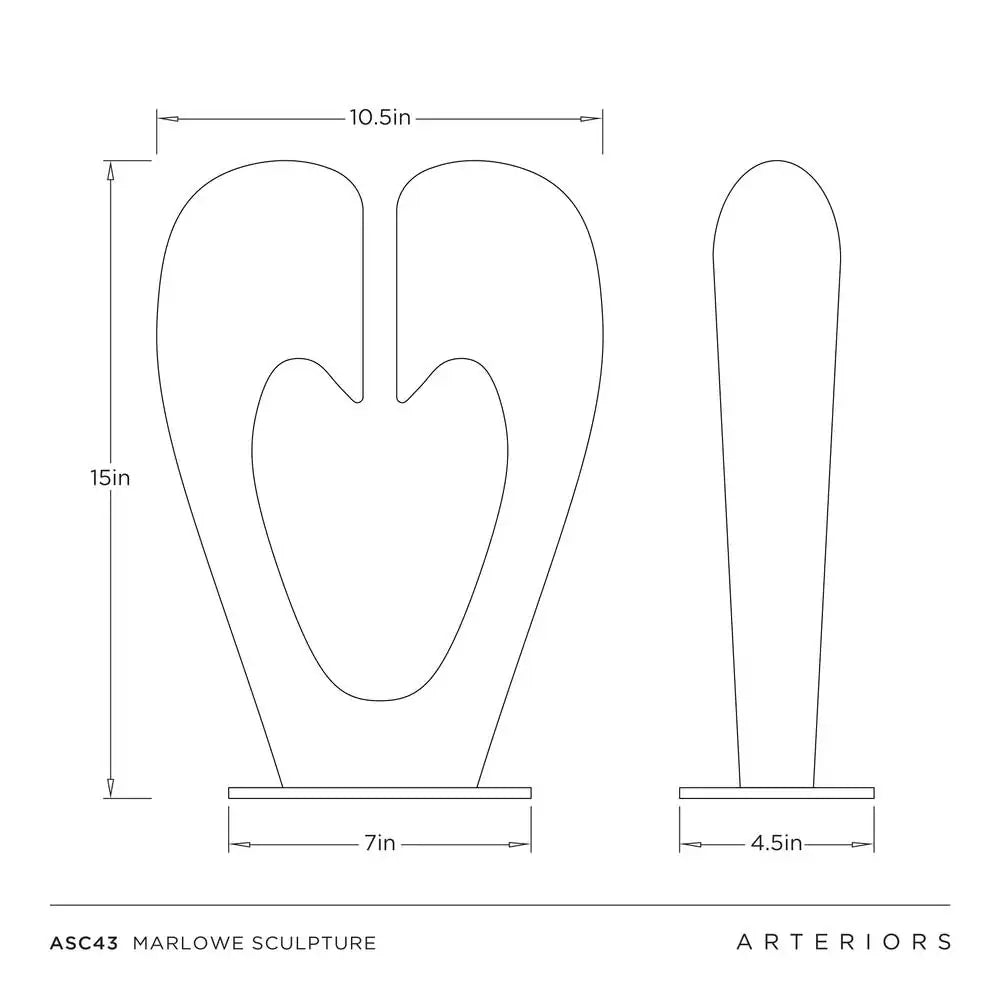 ARTERIORS MARLOWE SCULPTURE - Decorative Accents