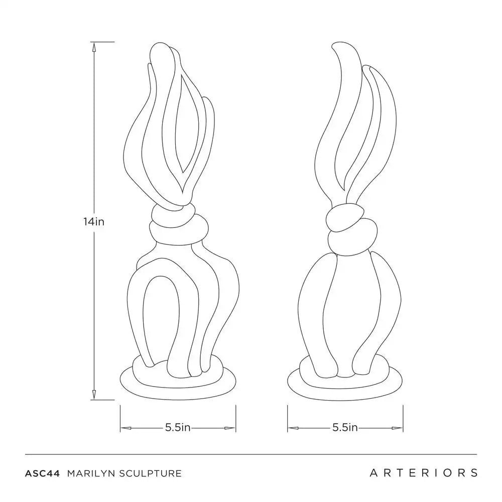 ARTERIORS MARILYN SCULPTURE - Decorative Accents