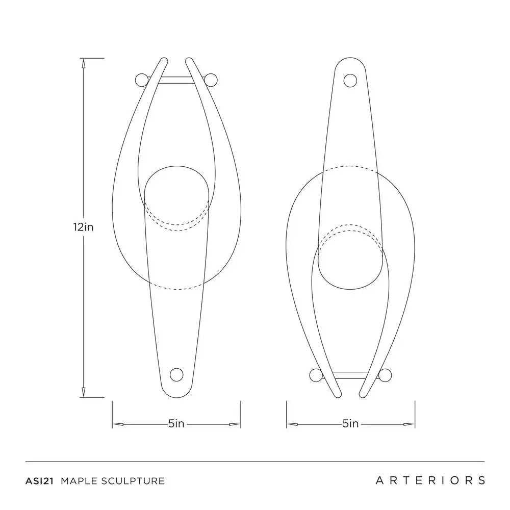 ARTERIORS MAPLE SCULPTURE - Decorative Accents