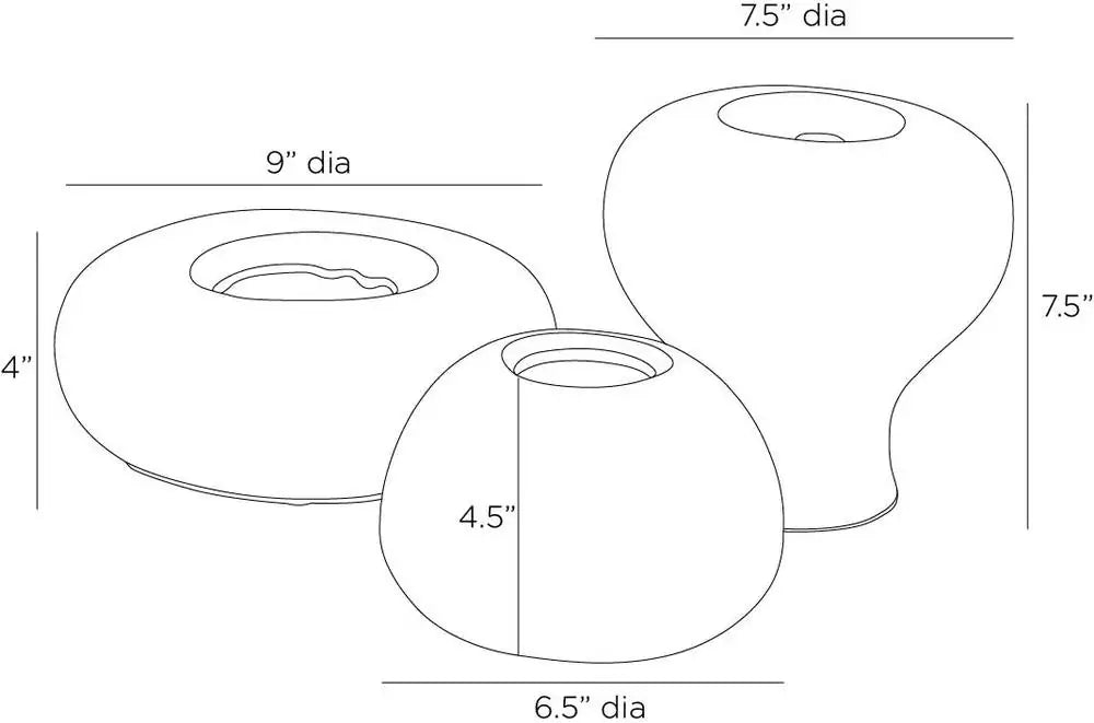 ARTERIORS DANDY VASES - Decorative Accents