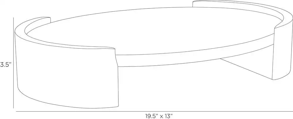 ARTERIORS ADELAIDE TRAY - Decorative Accents