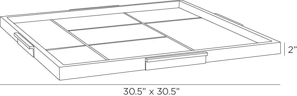 ARTERIORS DILLARD TRAY - Decorative Accents