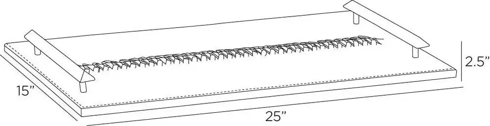 ARTERIORS HILLEBRANDT TRAY - Decorative Accents
