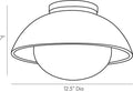ARTERIORS, GLAZE FLUSH MOUNT, FLUSH MOUNT CEILING LIGHTS