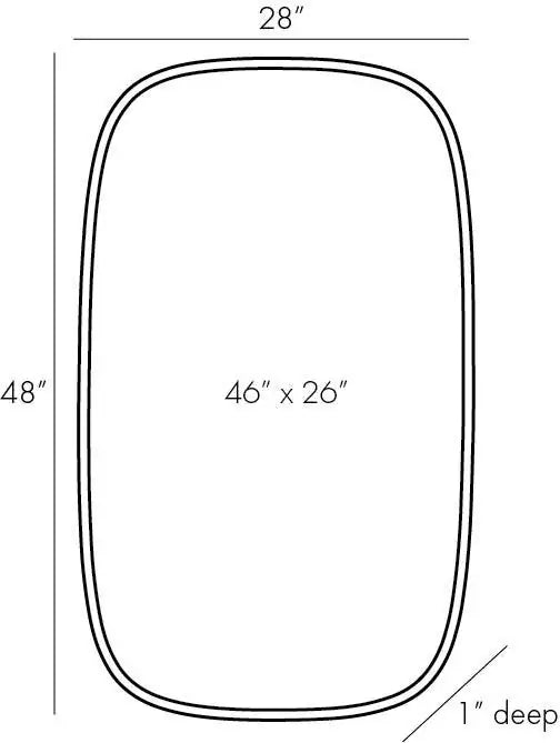 ARTERIORS CUT OBLONG MIRROR - Mirrors