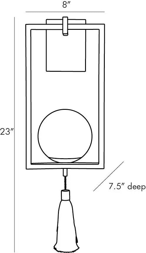 ARTERIORS, TRAPEZE SCONCE, PENDANT LIGHT