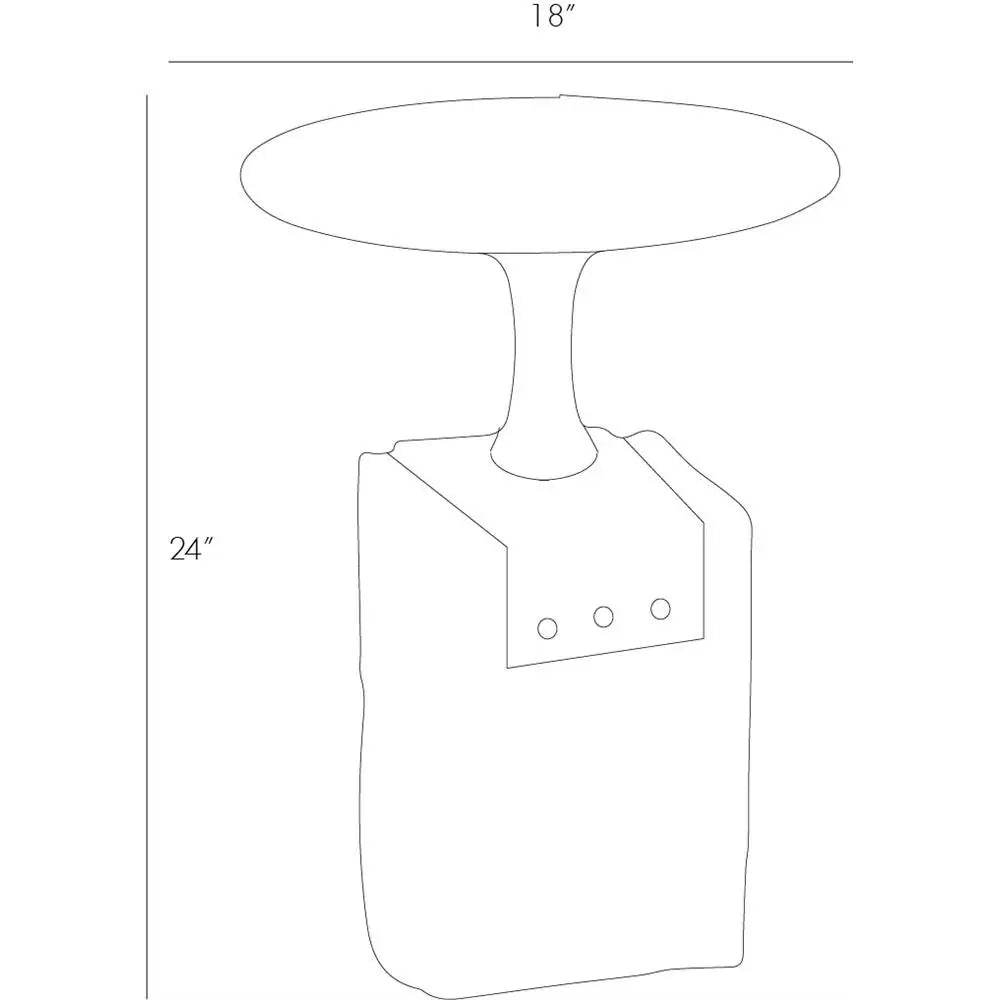 ARTERIORS ANVIL OCCASIONAL TABLE - Side