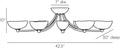 ARTERIORS, ZAMORA FLUSH MOUNT, FLUSH MOUNT CEILING LIGHTS