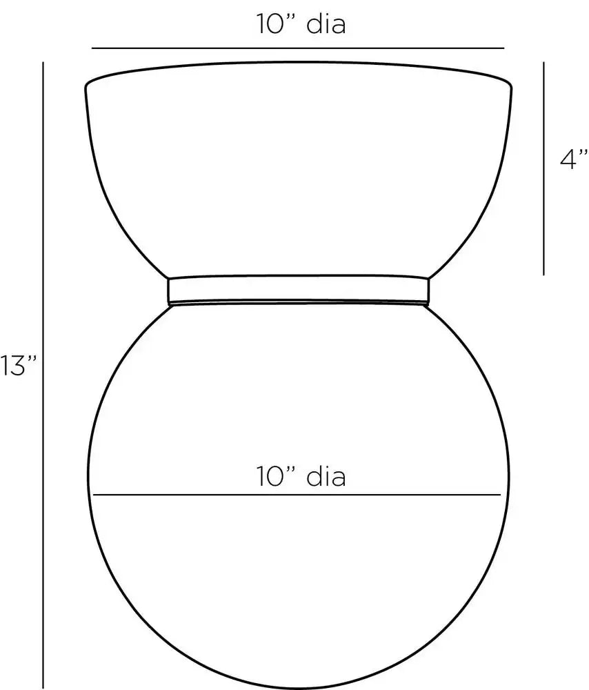 ARTERIORS, BRYN FLUSH MOUNT, FLUSH MOUNT CEILING LIGHTS