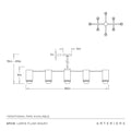 ARTERIORS, LORYN FLUSH MOUNT, FLUSH MOUNT CEILING LIGHTS