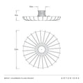 ARTERIORS, CHAMBERS FLUSH MOUNT, FLUSH MOUNT CEILING LIGHTS