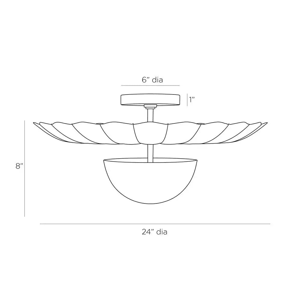 ARTERIORS, TERESA FLUSH MOUNT, FLUSH MOUNT CEILING LIGHTS