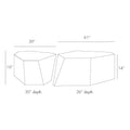 ARTERIORS CHAKA COFFEE TABLES - Side