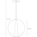 ARTERIORS, CAVIAR ADJUSTABLE PENDANT, PENDANT LIGHT