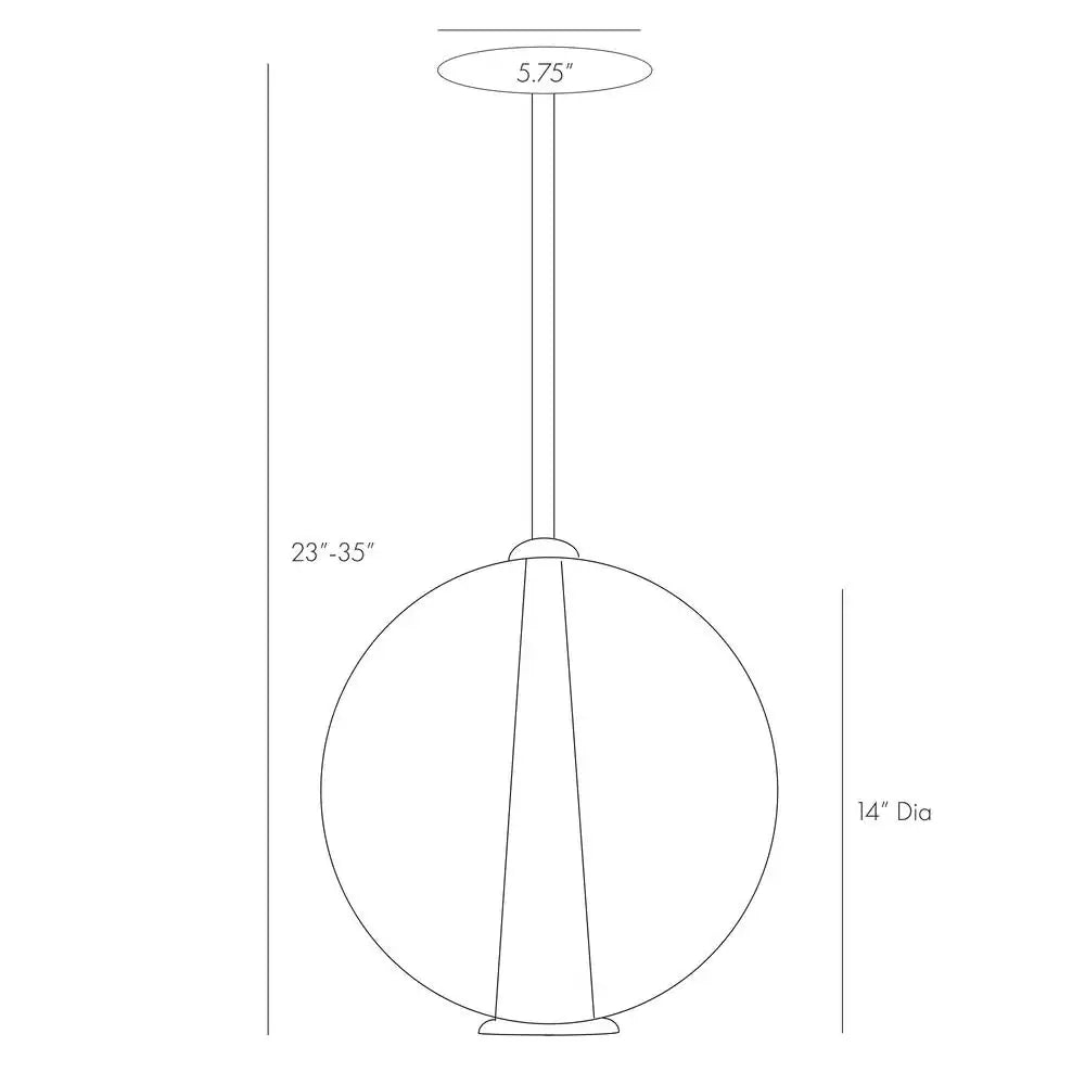 ARTERIORS, CAVIAR ADJUSTABLE PENDANT, PENDANT LIGHT