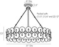 ARTERIORS, RONDELLE CHANDELIER, CHANDELIER LIGHT