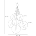 ARTERIORS, CAVIAR ADJUSTABLE CLUSTER, CHANDELIER LIGHT