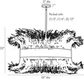 ARTERIORS, FILAMENTO CHANDELIER, CHANDELIER LIGHT