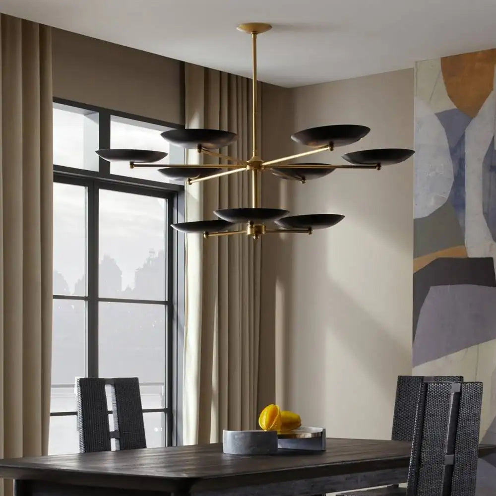 ARTERIORS, GRIFFITH TWO TIERED CHANDELIER, CHANDELIER LIGHT