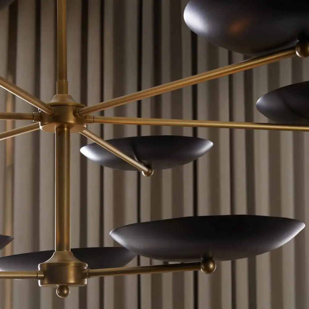 ARTERIORS, GRIFFITH TWO TIERED CHANDELIER, CHANDELIER LIGHT