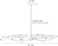 ARTERIORS, GRIFFITH CHANDELIER, CHANDELIER LIGHT