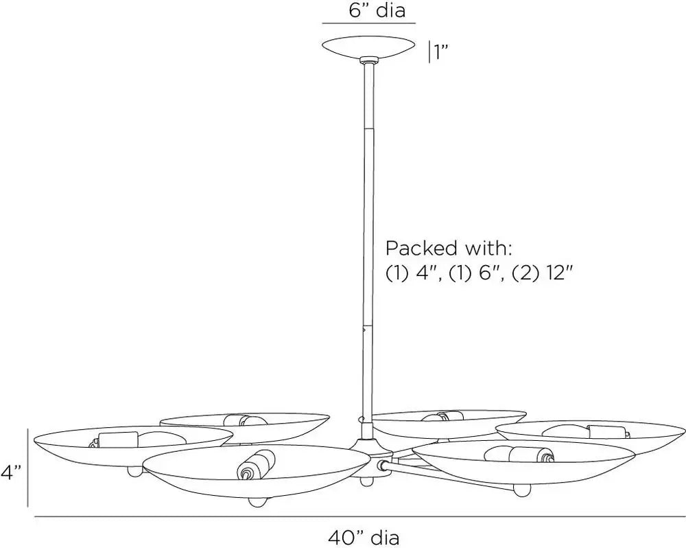 ARTERIORS, GRIFFITH CHANDELIER, CHANDELIER LIGHT