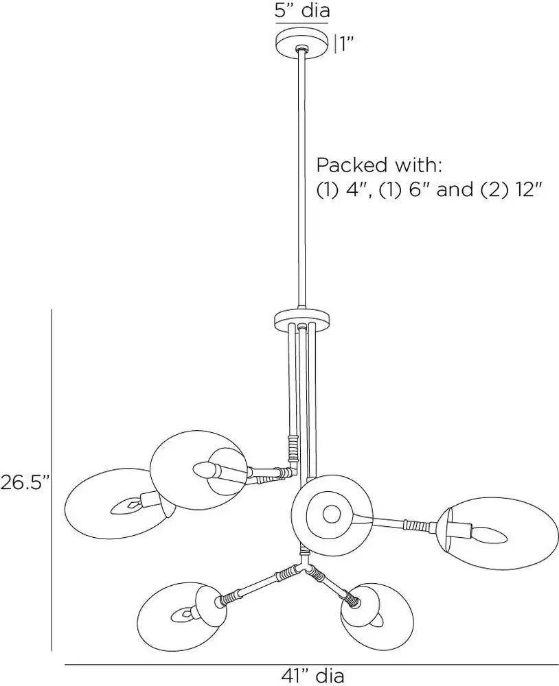 ARTERIORS, FALCON CHANDELIER, CHANDELIER LIGHT