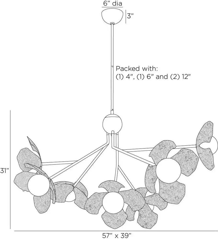 ARTERIORS, GENEROSA CHANDELIER, CHANDELIER LIGHT