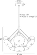 ARTERIORS, HELIOS CHANDELIER, CHANDELIER LIGHT