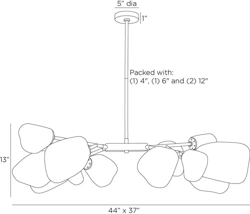 ARTERIORS, GROZNY CHANDELIER, CHANDELIER LIGHT
