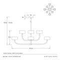 ARTERIORS, LOUIS CHANDELIER, CHANDELIER LIGHT