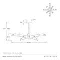 ARTERIORS, MORGAN FLUSH MOUNT, FLUSH MOUNT CEILING LIGHTS
