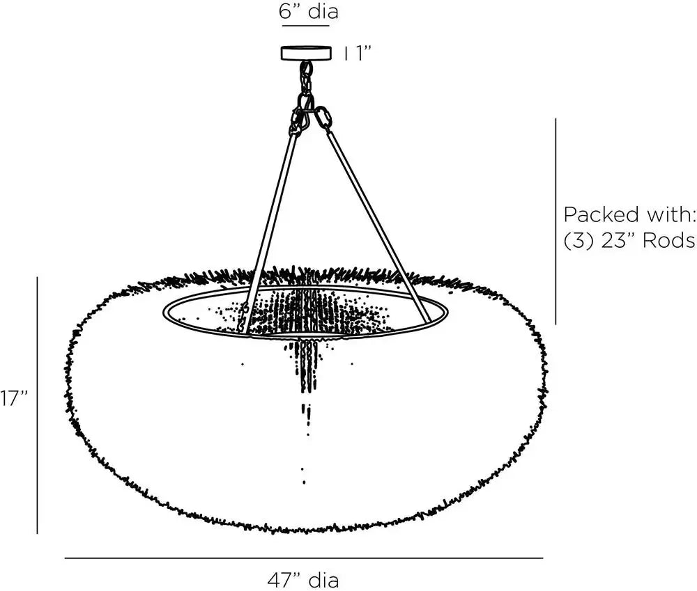 ARTERIORS, ZARIA CHANDELIER, CHANDELIER LIGHT